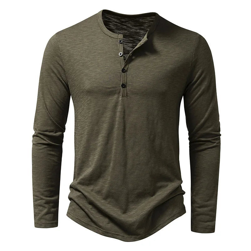 Yannick Bloes | Henley-Bluse für Männer