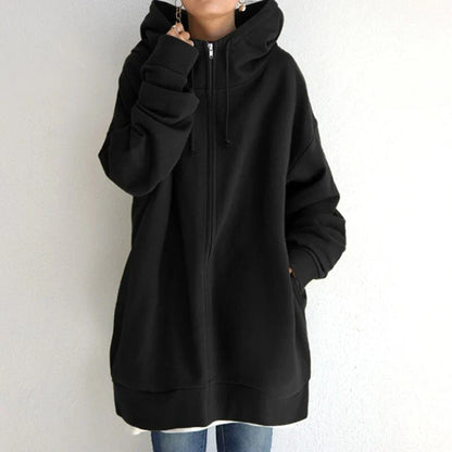 Winnie - Kuscheliger Long Hoodie für Frauen