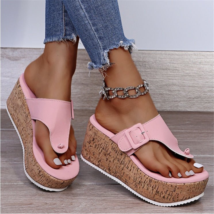Moris - Sommersandalen mit Keilabsatz