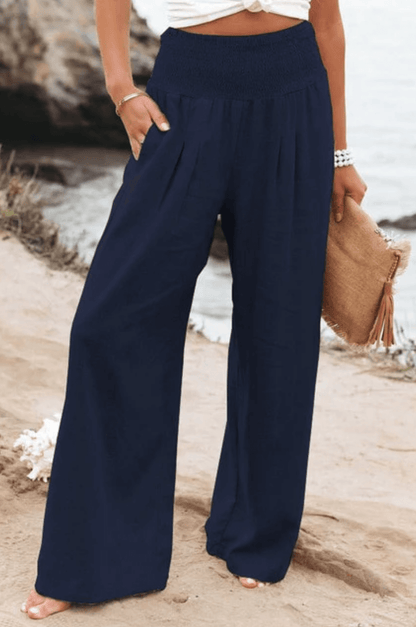 Clara - Elegante und bequeme Palazzo Hose für Frauen