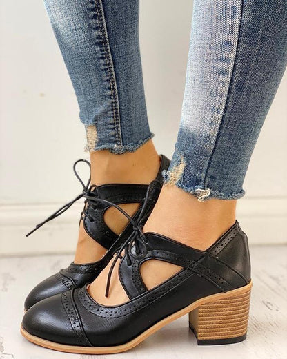 Elara - Stiefel mit Vintage-Absatz für Frauen
