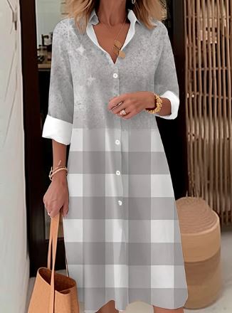 Beatrice - Elegantes Hemdblusenkleid