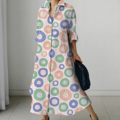 Nancy - Elegantes Hemdblusenkleid für Frauen