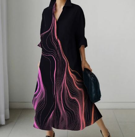 Marilyn - Elegantes Hemdblusenkleid für Frauen