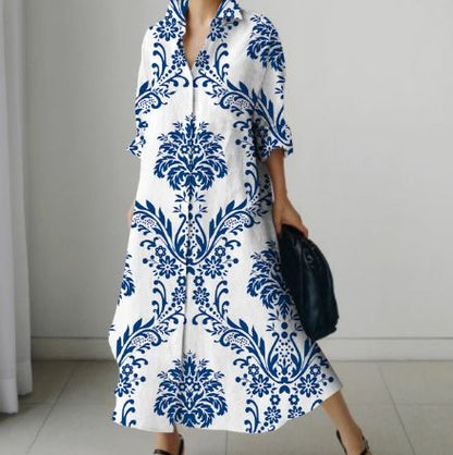 Mallory - Bedrucktes Kleid für Frauen