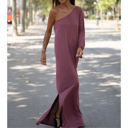 Elegantes und leichtes Kleid mit einer Schulter