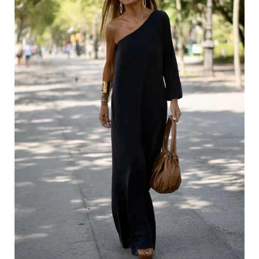 Elegantes und leichtes Kleid mit einer Schulter