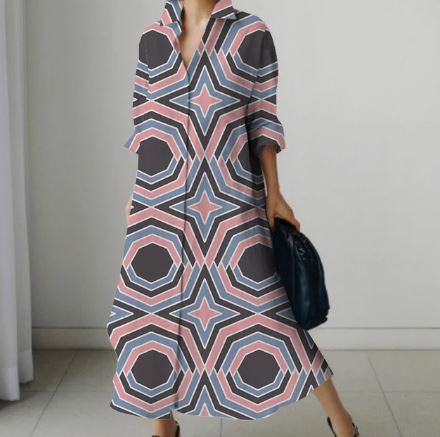 Nancy - Elegantes Hemdblusenkleid für Frauen