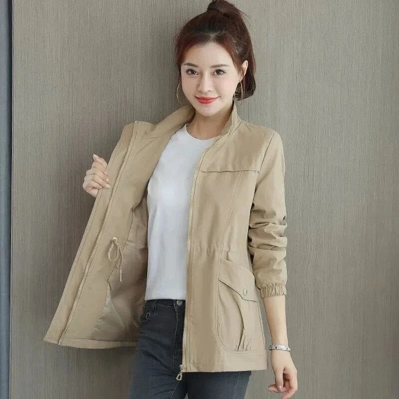 Emma | Solid Damen Trenchcoat