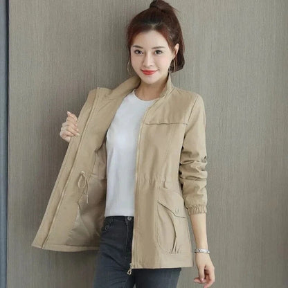 Emma | Solid Damen Trenchcoat