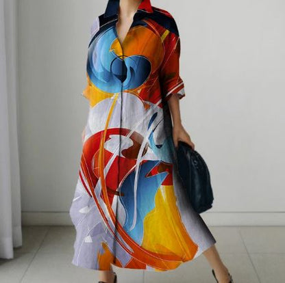 Marilyn - Elegantes Hemdblusenkleid für Frauen