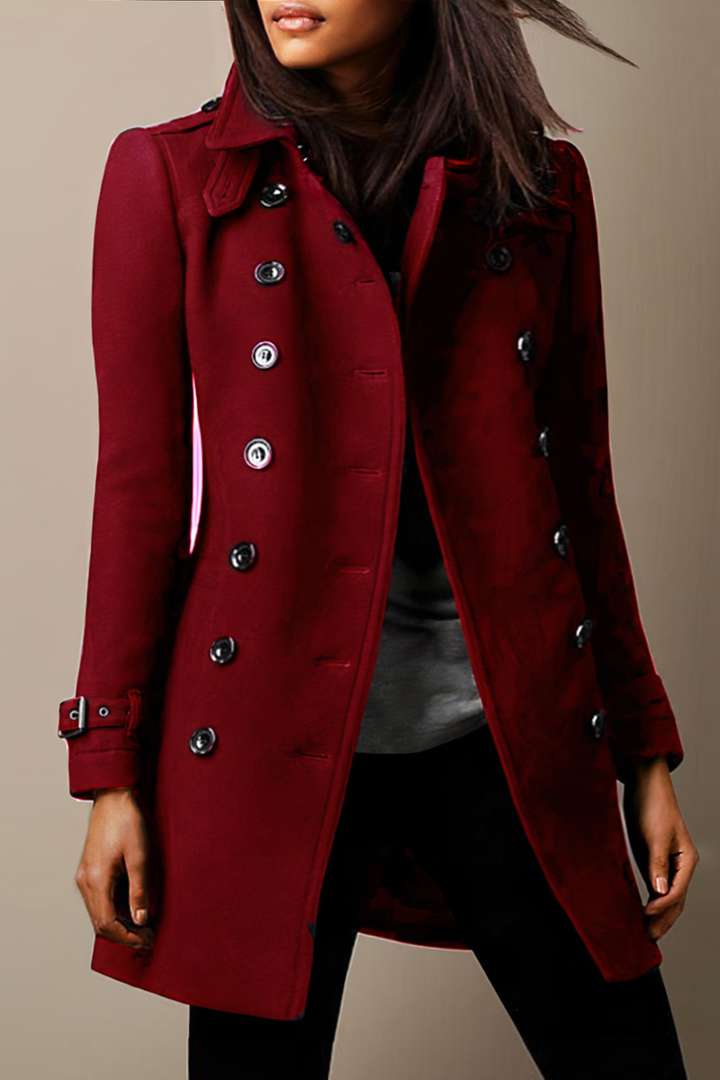 Bianca - eleganter langer Trenchcoat