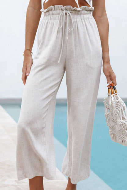 Bequeme gerade geschnittene Hose für Damen