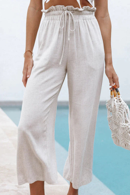 Bequeme gerade geschnittene Hose für Damen