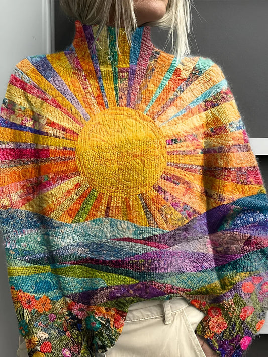 Xyron™ | Fröhlicher mehrfarbiger Rollkragenpullover