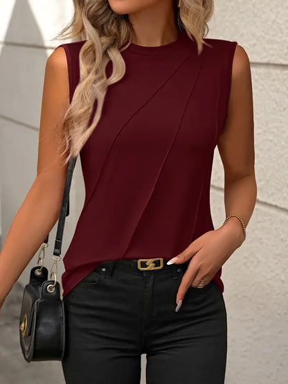 Saima - Ärmelloses Cropped Top für Frauen - Schick & mutig