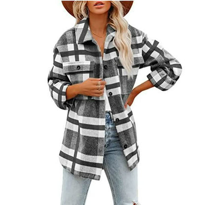 ComfyFlannel™: Bequeme und einzigartige Bluse für Frauen