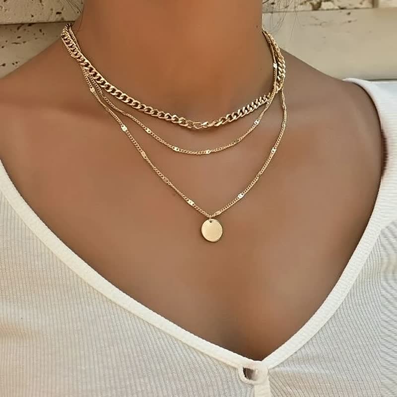3Chains™: Edle Halskette für Frauen