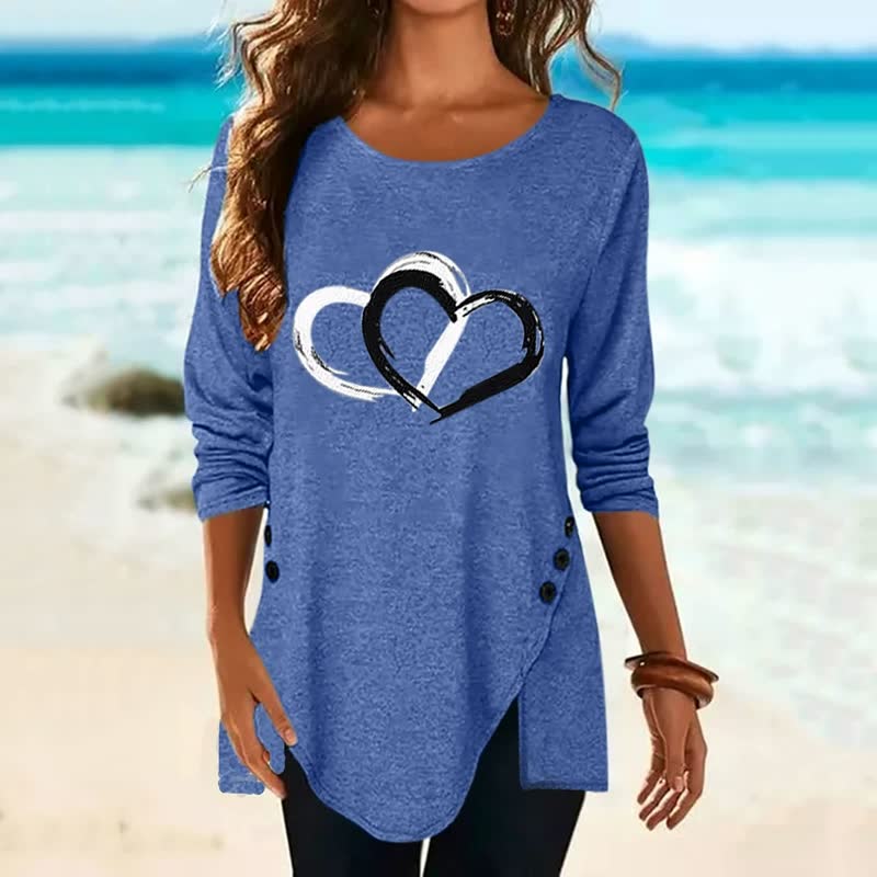 2Hearts™: Bequemes und übergroßes Shirt für Frauen