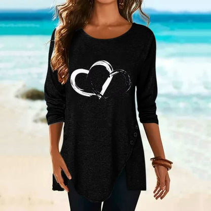 2Hearts™: Bequemes und übergroßes Shirt für Frauen