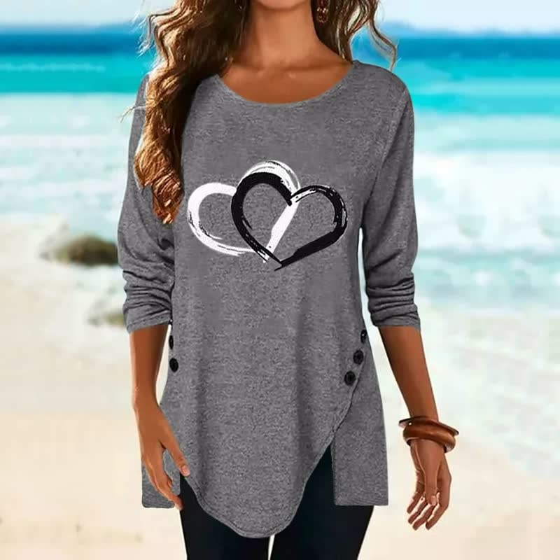2Hearts™: Bequemes und übergroßes Shirt für Frauen