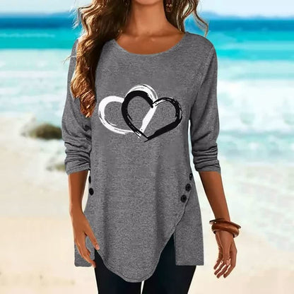 2Hearts™: Bequemes und übergroßes Shirt für Frauen