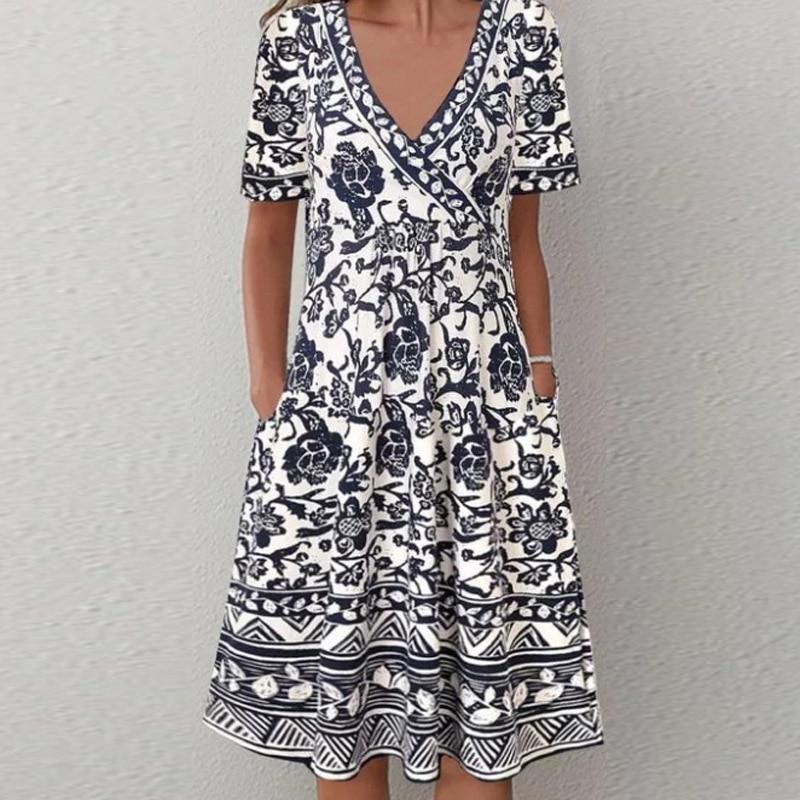 "Flora" Designer-Sommerkleid