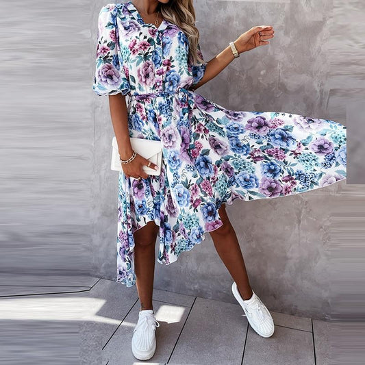 "Fiorela" Designerkleid aus Chiffon
