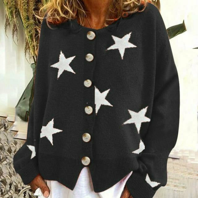Warme Strickjacke für Frauen