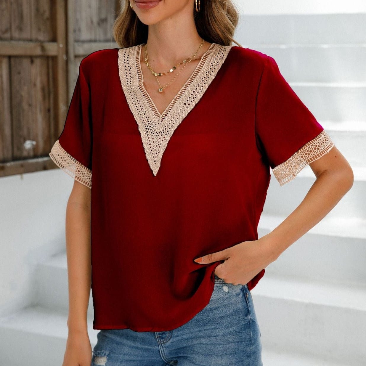 Petunia Boho-Bluse
