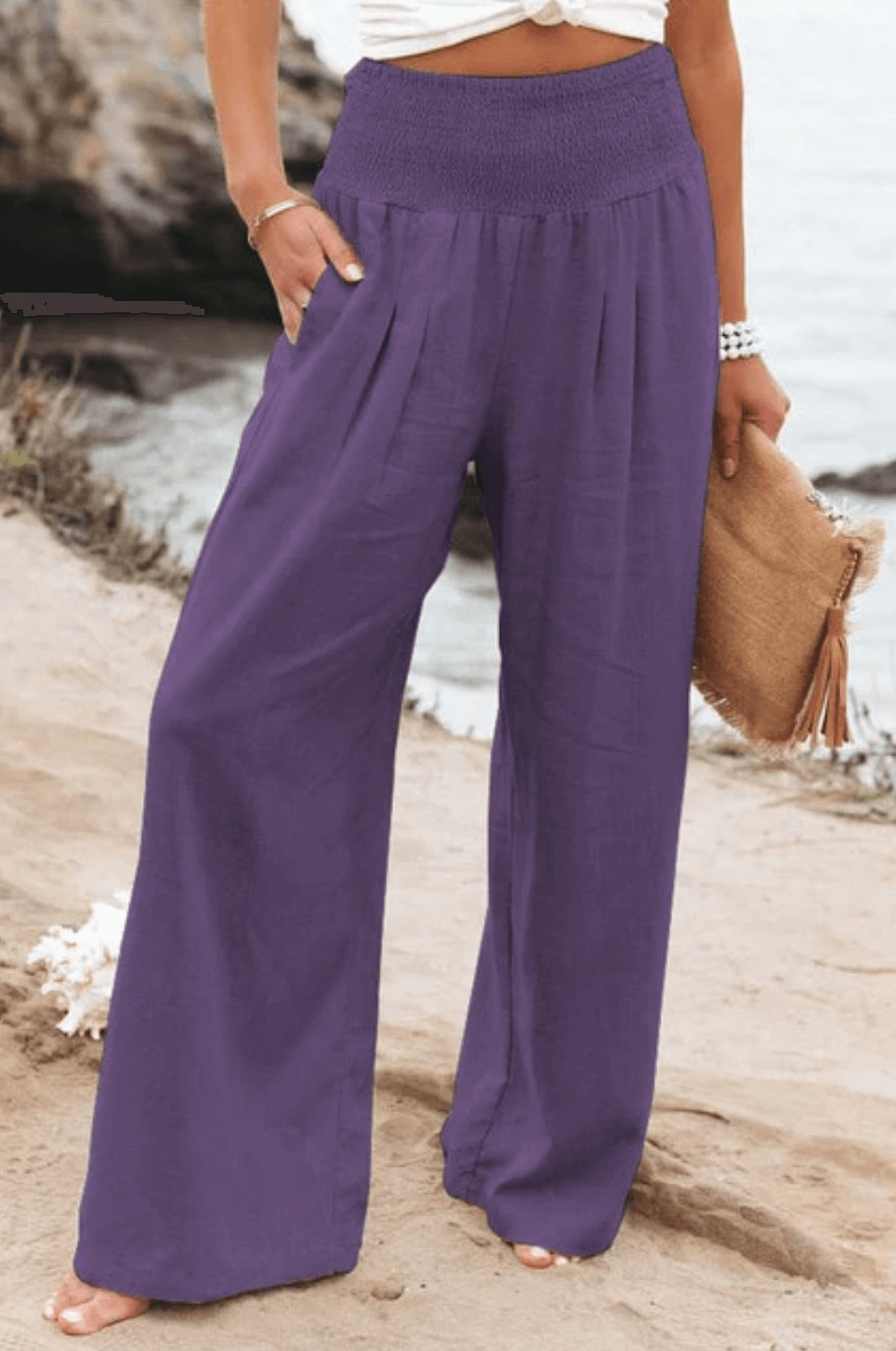 Clara - Elegante und bequeme Palazzo Hose für Frauen