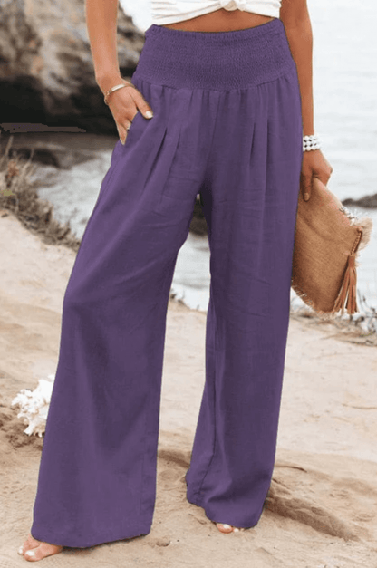 Clara - Elegante und bequeme Palazzo Hose für Frauen