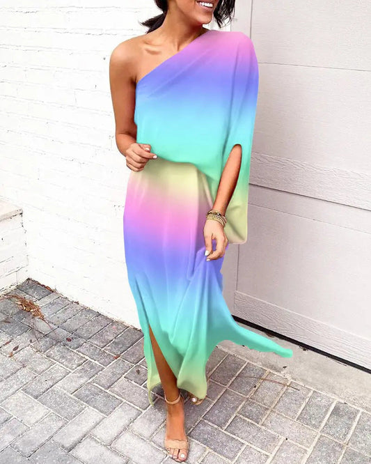 Arlin -Sexy Kleid mit hängenden Schultern
