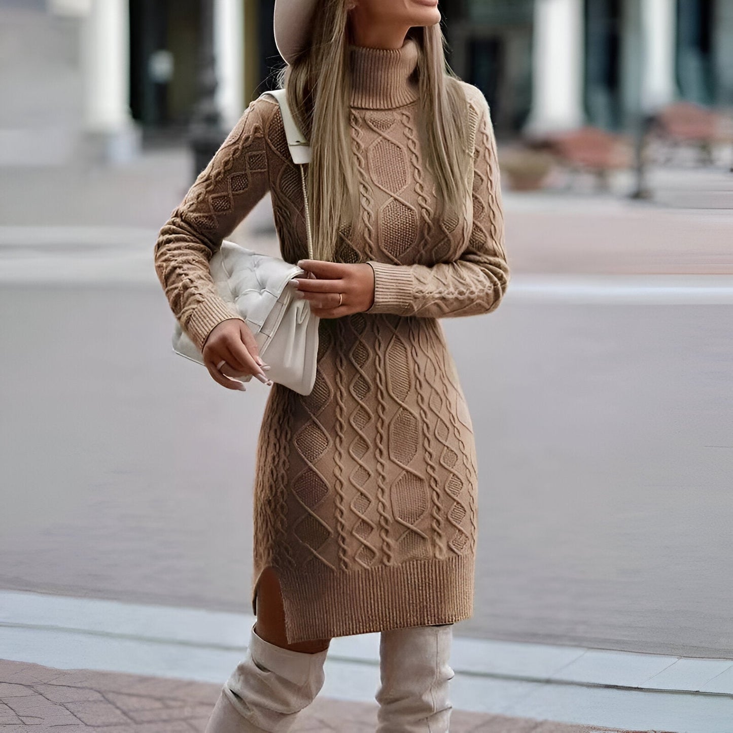 Alexandra | Elegantes Strickkleid