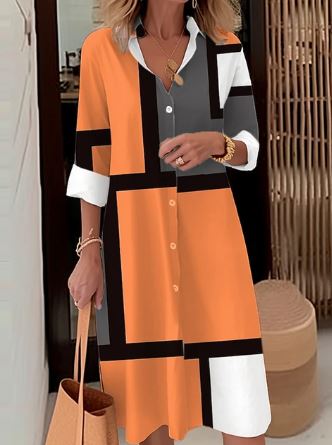 Anna - Elegantes Hemdblusenkleid