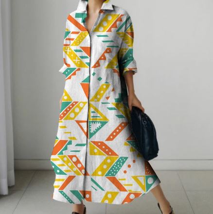 Martha - Elegantes Hemdblusenkleid für Frauen