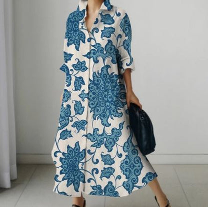 Mabel - Bedrucktes Kleid für Frauen