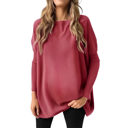 Leonie - Oversize-Hemd mit gewagter Krawatte für Frauen