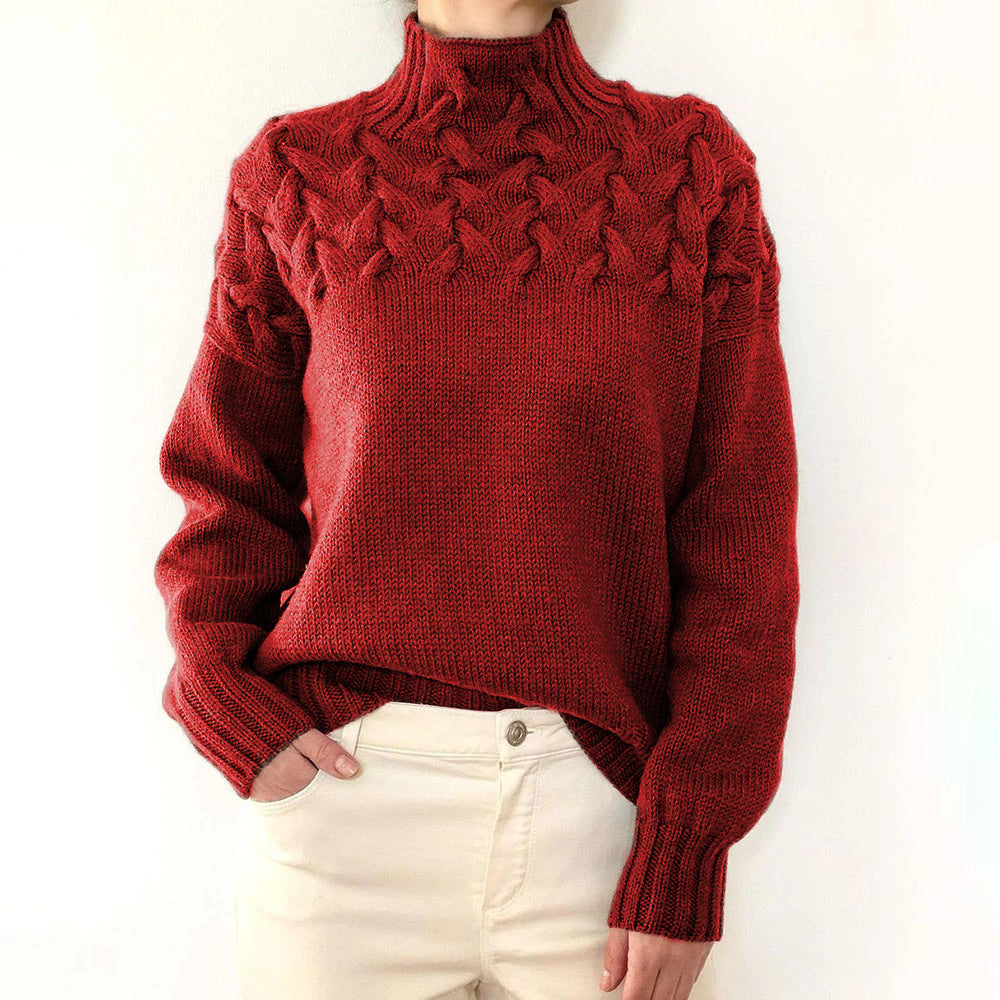 Damen-Rollkragenpullover, Strick-Rollkragenpullover | Stylisch - Bequem - Perfekt für kalte Tage