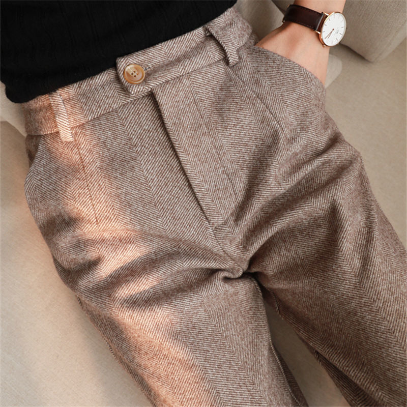 Harley - Elegant geschnittene Hose aus reiner Wolle