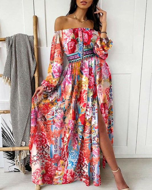 Off-the-shoulder-Sommerkleid