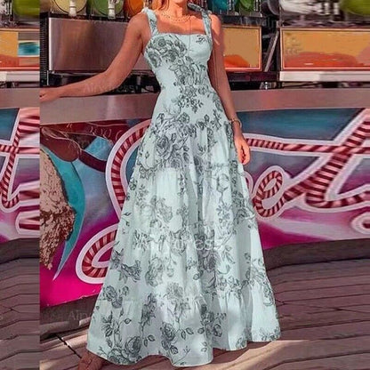 Claudia - Maxikleid mit Blumendruck