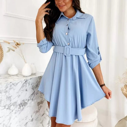 Faye - Kurzes Kleid mit Knopfverschluss