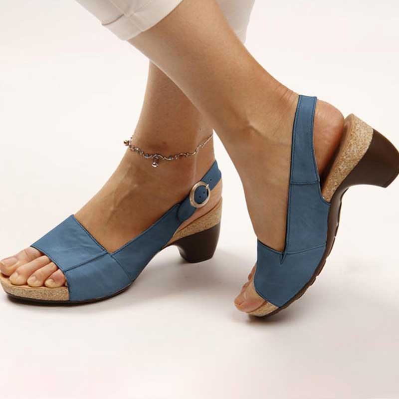 Zahra® | Orthopädische Sandalen mit bequemem Absatz