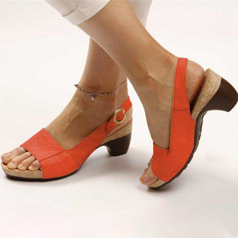Zahra® | Orthopädische Sandalen mit bequemem Absatz