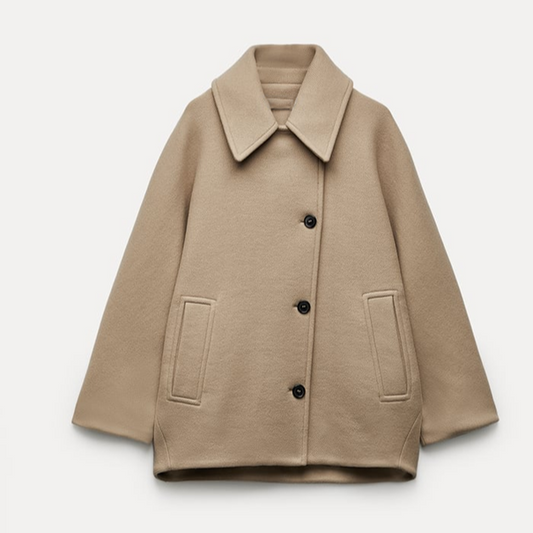Übergroße Wolljacke | Luxuriös und bequem - ideal für kalte Tage