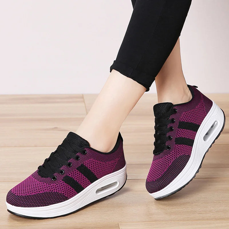 Damen Casual Komfort Turnschuhe