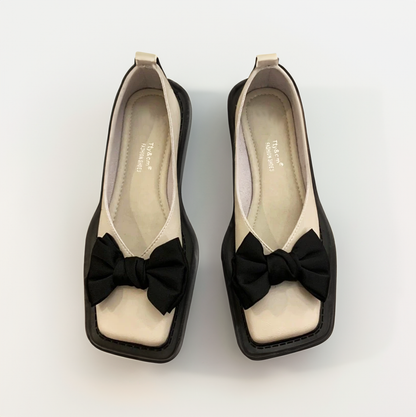 Quadratische Zehe Flacher Mund Slipper für Frauen Loafers