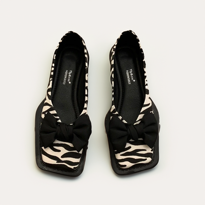 Quadratische Zehe Flacher Mund Slipper für Frauen Loafers