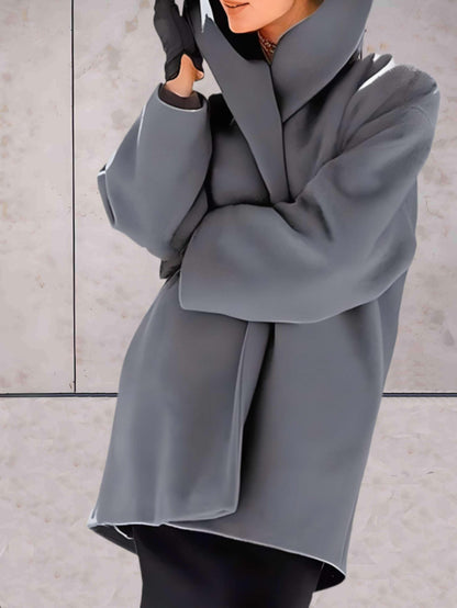 Hallie - eleganter lockerer Wintermantel